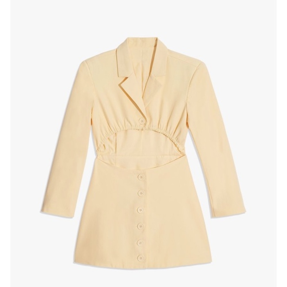 NWT WE WORE WHAT Stretch Crepe CutOut Blazer Dress